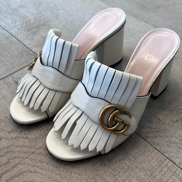 GUCCI Fringe Mules - Picture 2 of 9